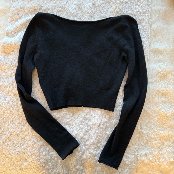 ARITZIA WILFRED black cardigan - Picture 3 of 3